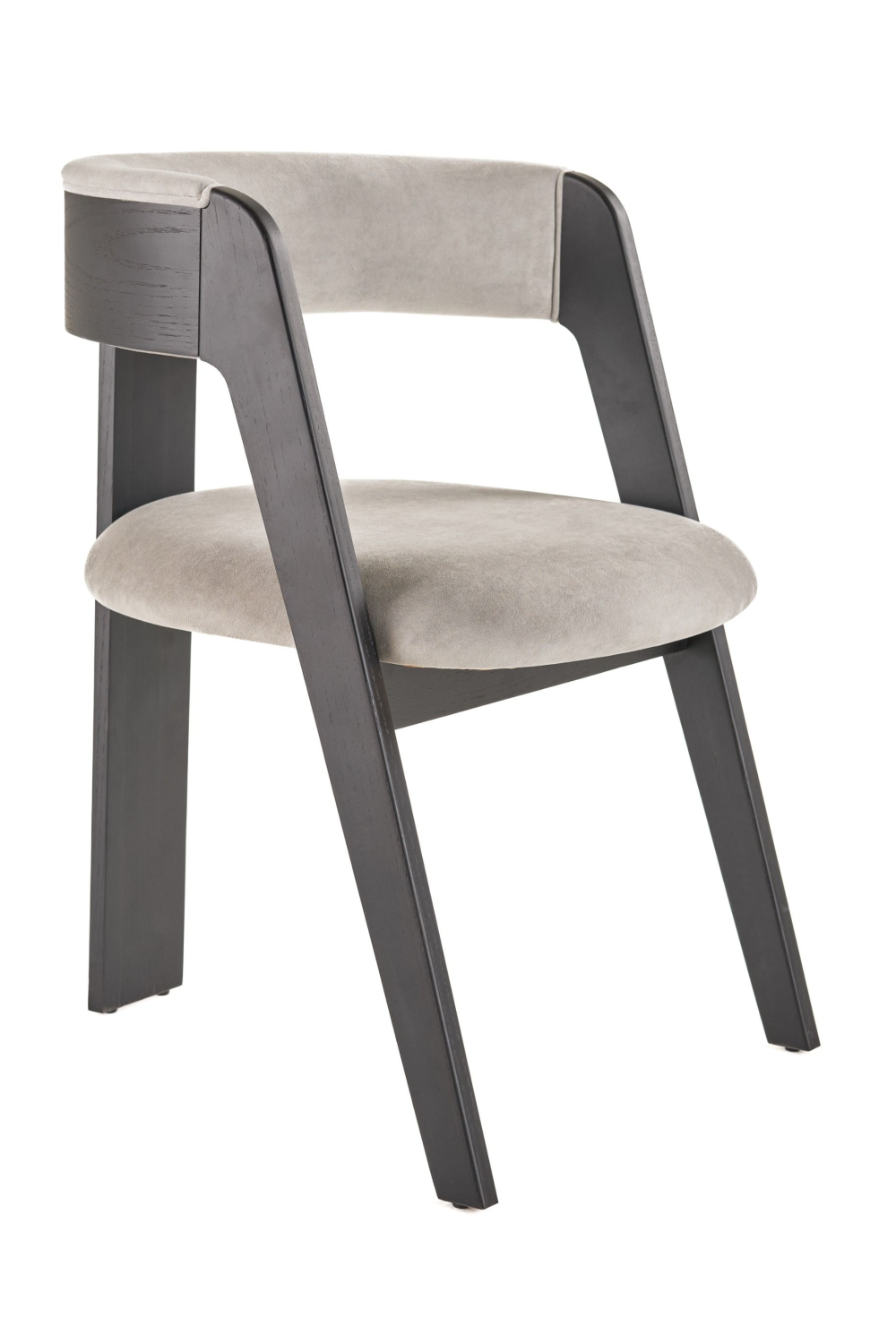   Wood Framed Curve Dining Chairs (2) | Oroa.com