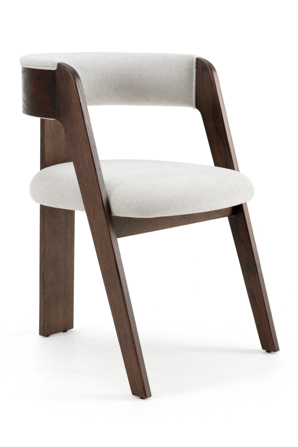  Wood Framed Curve Dining Chairs (2) | Oroa.com