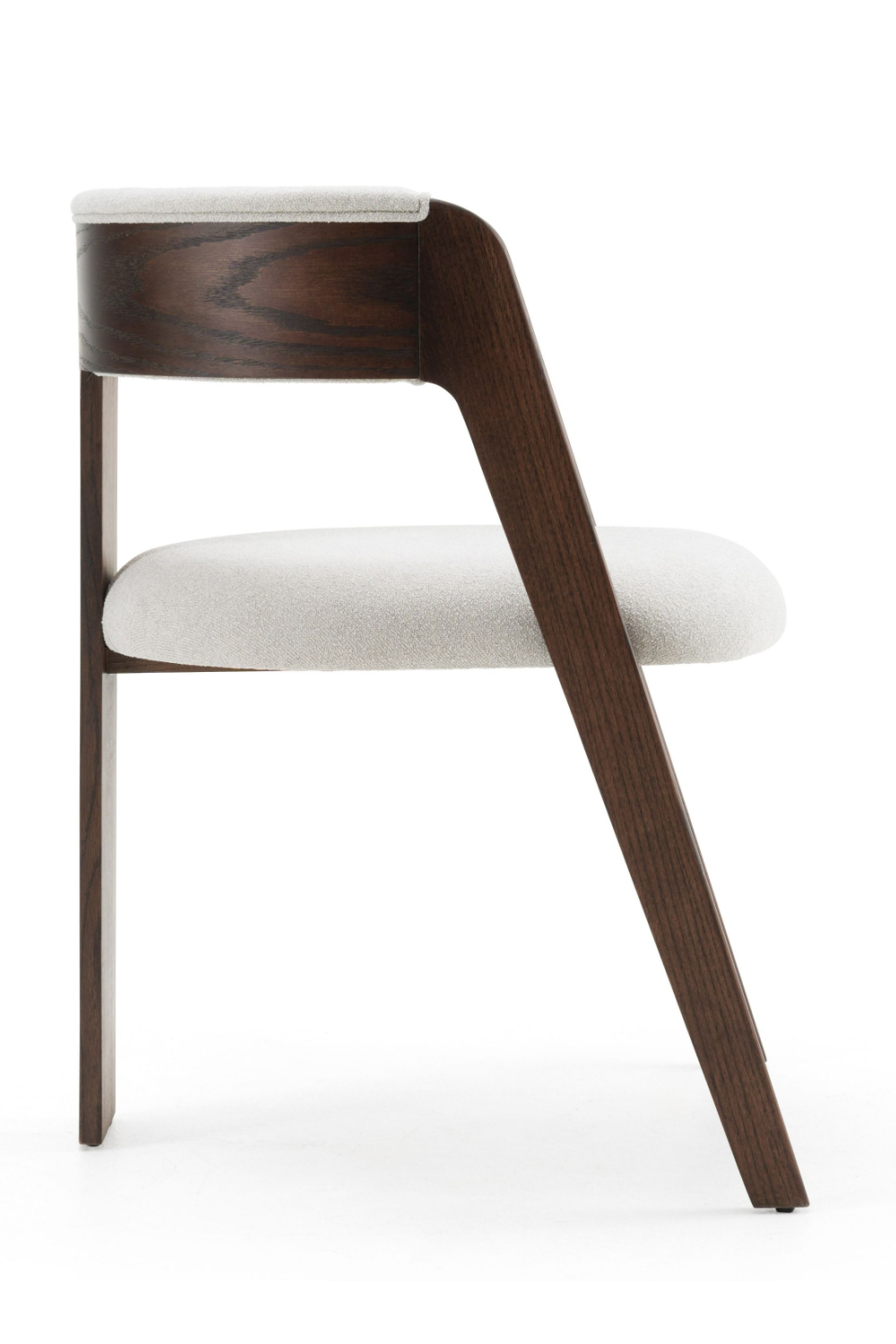   Wood Framed Curve Dining Chairs (2) | Oroa.com