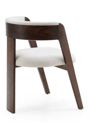   Wood Framed Curve Dining Chairs (2) | Oroa.com