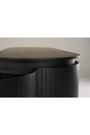   Oak 4-Door Oval Sideboard | Oroa.com