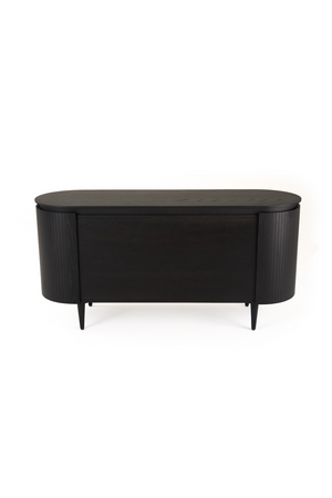   Oak 4-Door Oval Sideboard | Oroa.com