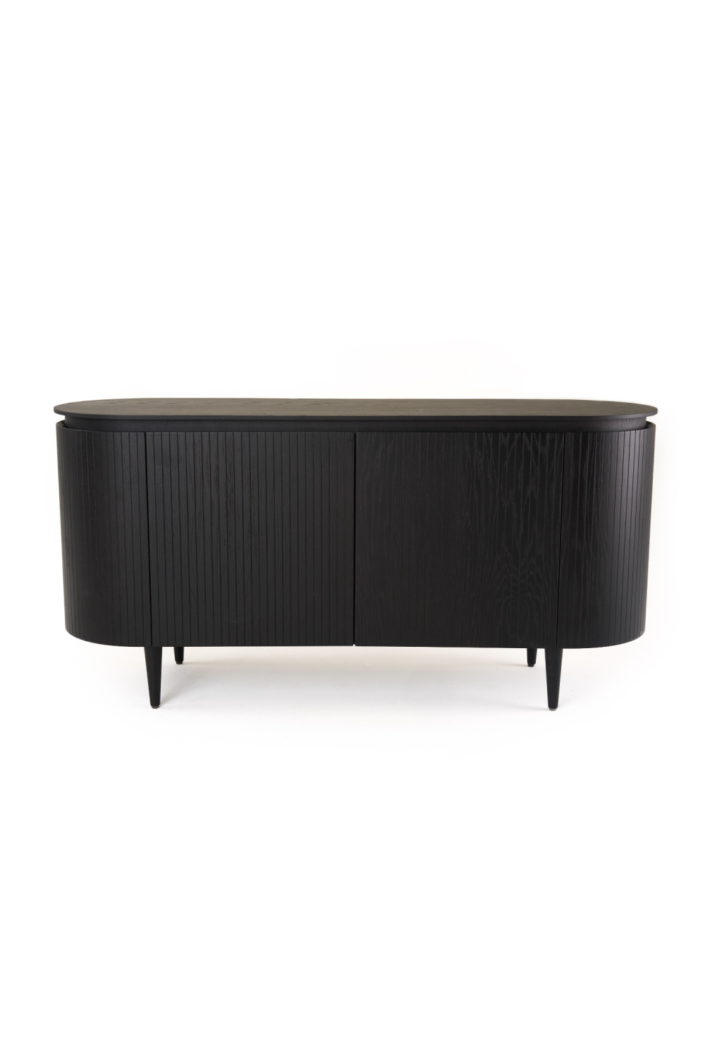   Oak 4-Door Oval Sideboard | Oroa.com