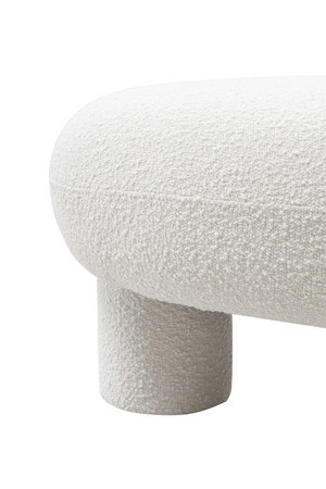   White Upholstered Bench | Oroa.com