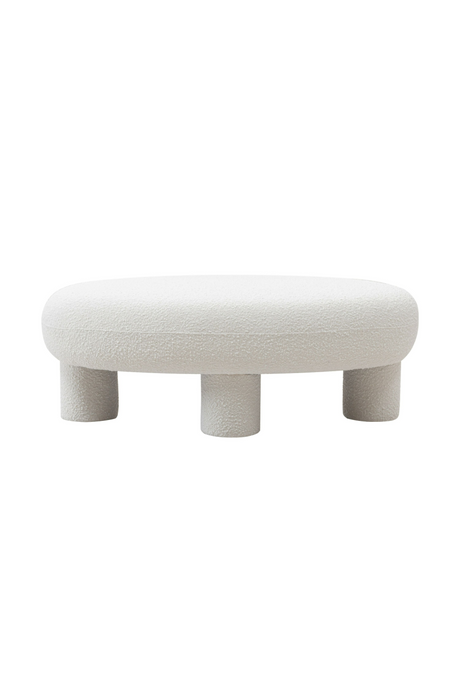   White Upholstered Bench | Oroa.com