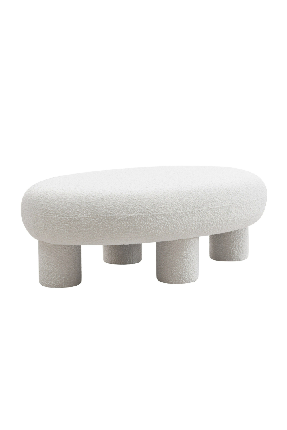   White Upholstered Bench | Oroa.com