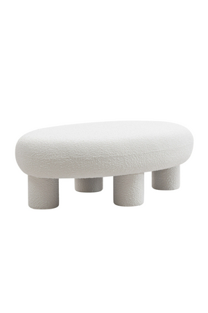   White Upholstered Bench | Oroa.com