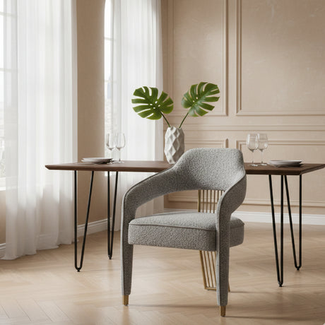   Gray Split-Back Dining Chair | Oroa.com