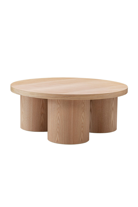   Oak Round Coffee Table | Oroa.com