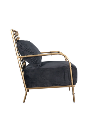   Velvet Padded Accent Chair | Oroa.com