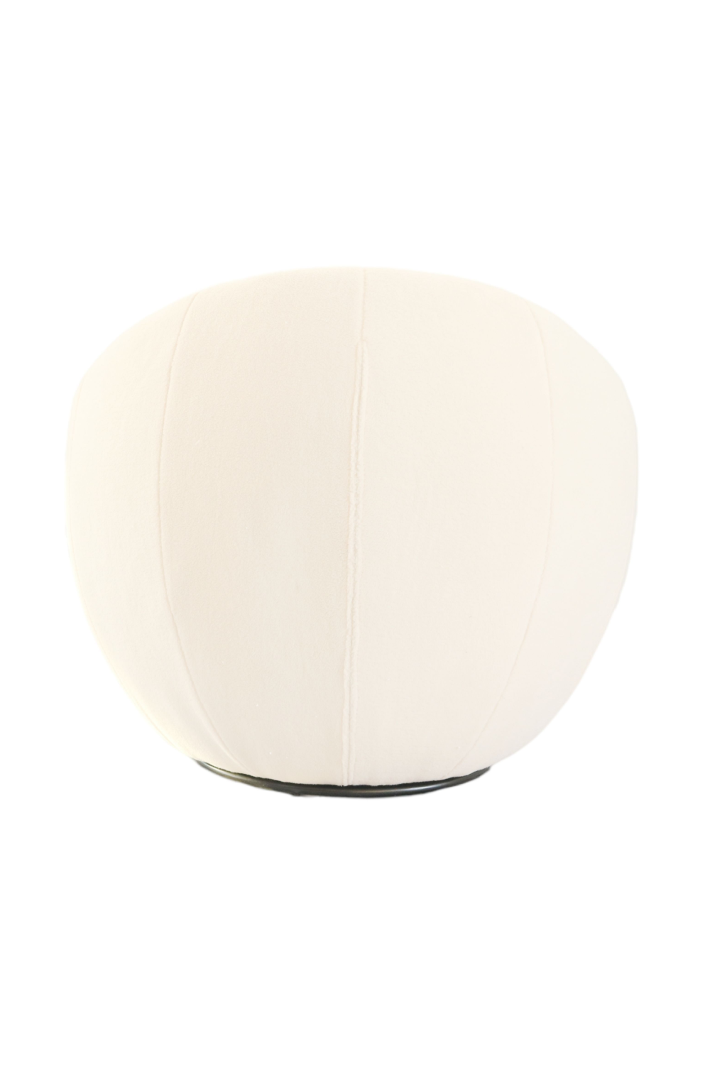   White Round Swivel Accent Chair | Oroa.com