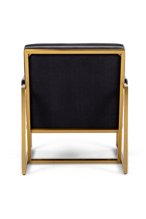   Gray Velvet Lounge Chair | Oroa.com