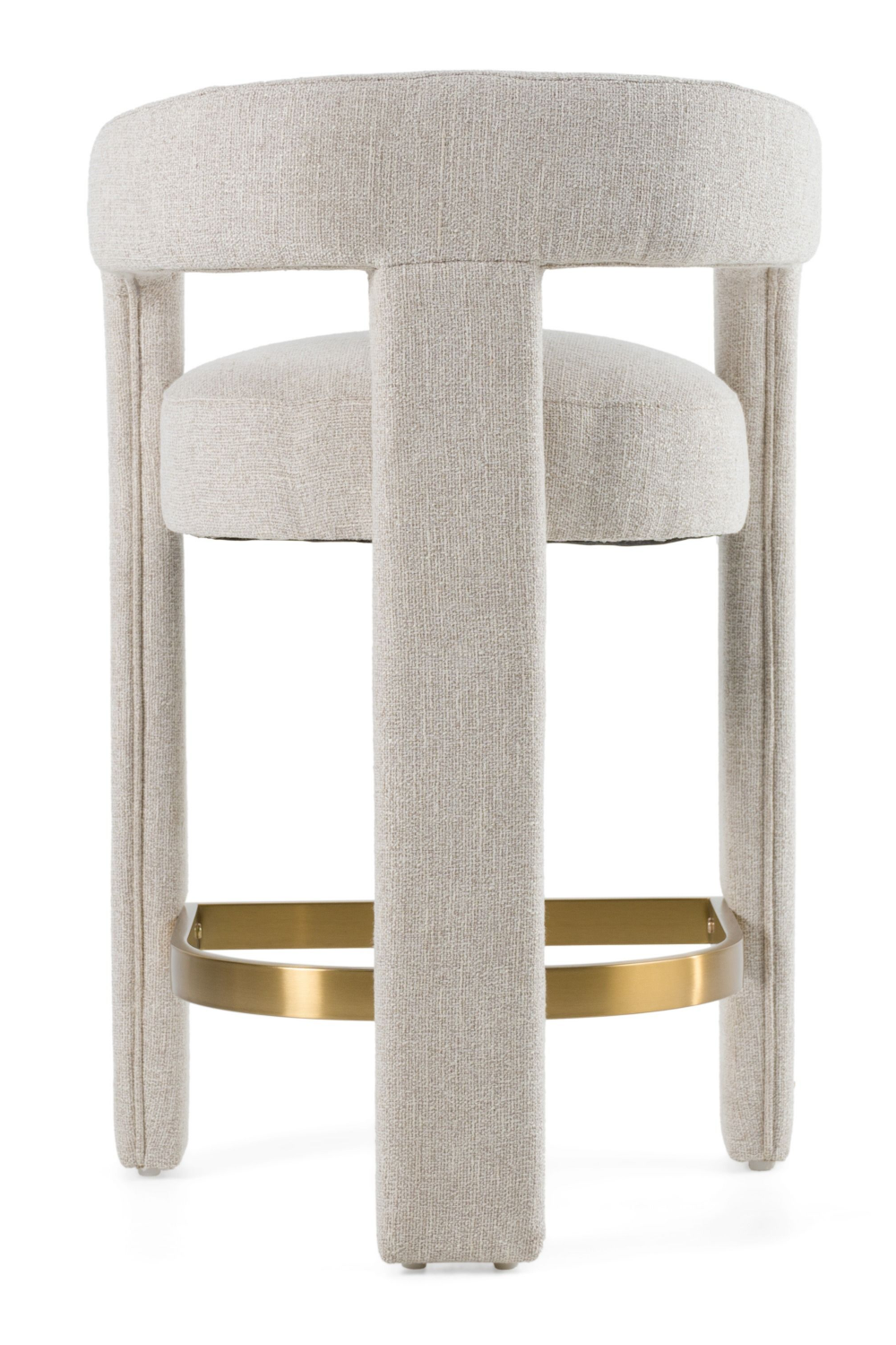   Beige Curved Counter Chair | Oroa.com