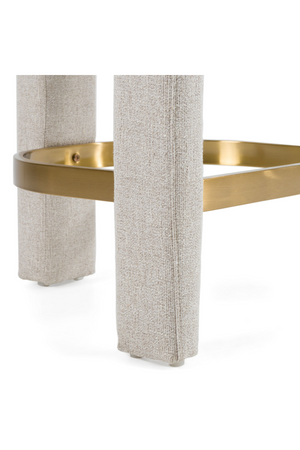   Beige Curved Counter Chair | Oroa.com