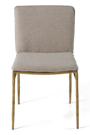   Brass-Framed Padded Dining Chair | Oroa.com