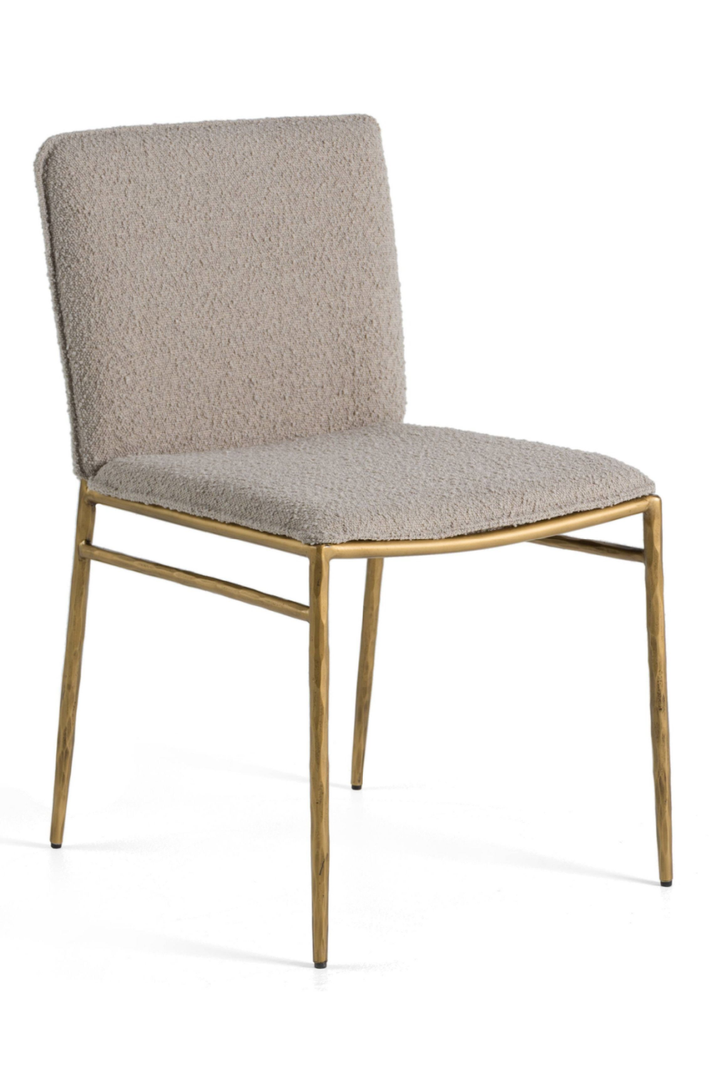   Brass-Framed Padded Dining Chair | Oroa.com