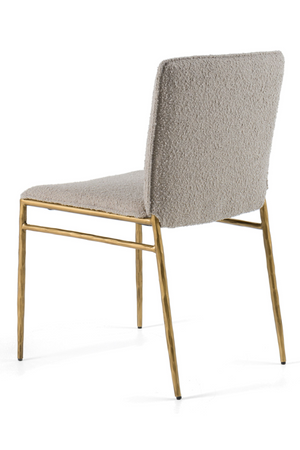  Brass-Framed Padded Dining Chair | Oroa.com