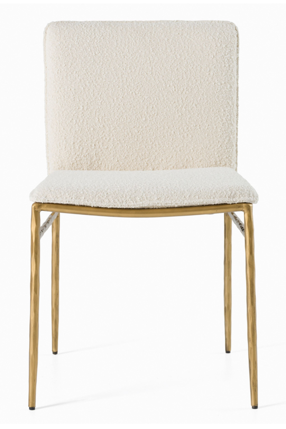   Brass-Framed Padded Dining Chair | Oroa.com