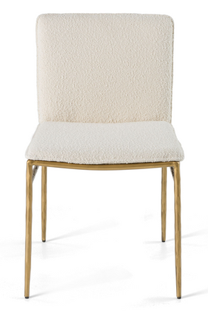  Brass-Framed Padded Dining Chair | Oroa.com