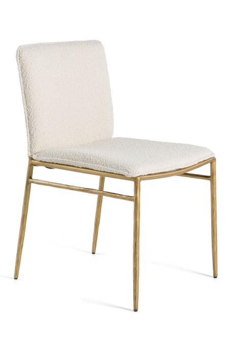  Brass-Framed Padded Dining Chair | Oroa.com