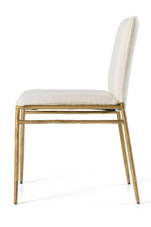   Brass-Framed Padded Dining Chair | Oroa.com