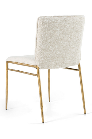   Brass-Framed Padded Dining Chair | Oroa.com