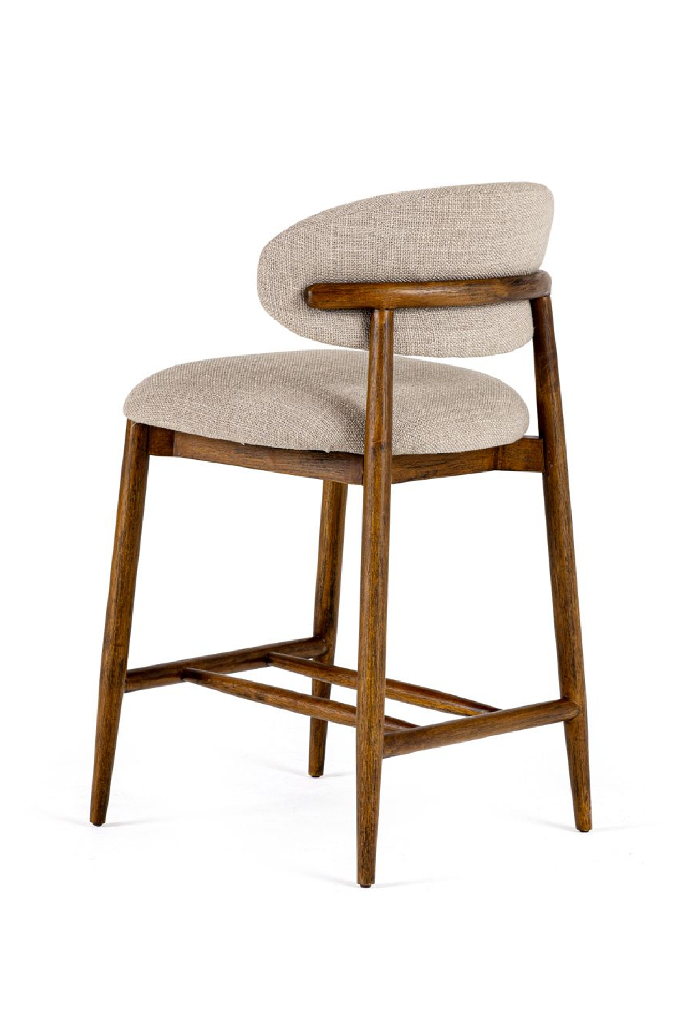   Beige Linen Counter Chair | Oroa.com