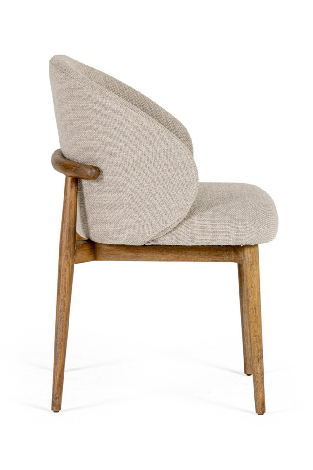   Beige Linen Dining Chair | Oroa.com
