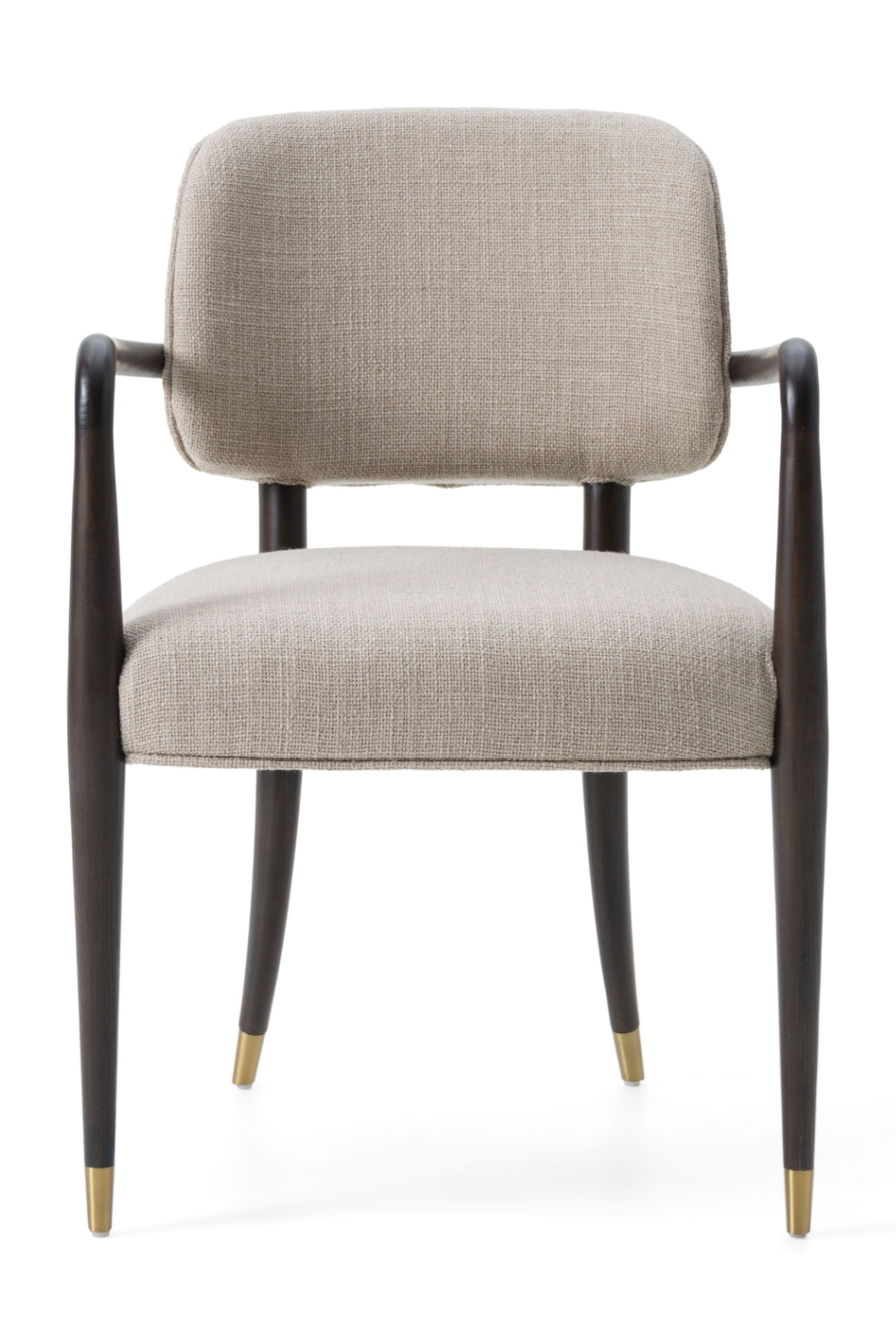   Oak Framed Beige Dining Chair | Oroa.com