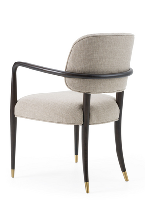   Oak Framed Beige Dining Chair | Oroa.com