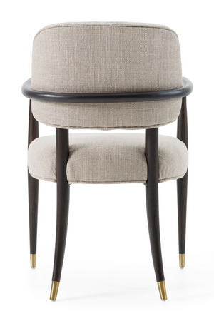   Oak Framed Beige Dining Chair | Oroa.com