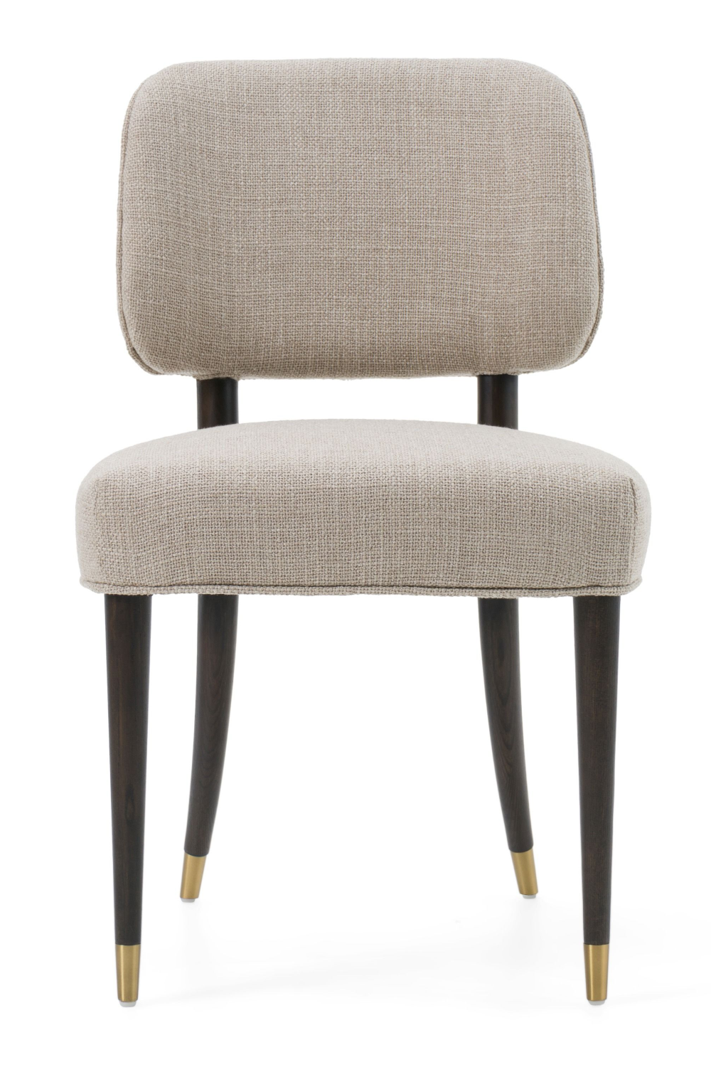   Oak Framed Beige Side Chair | Oroa.com
