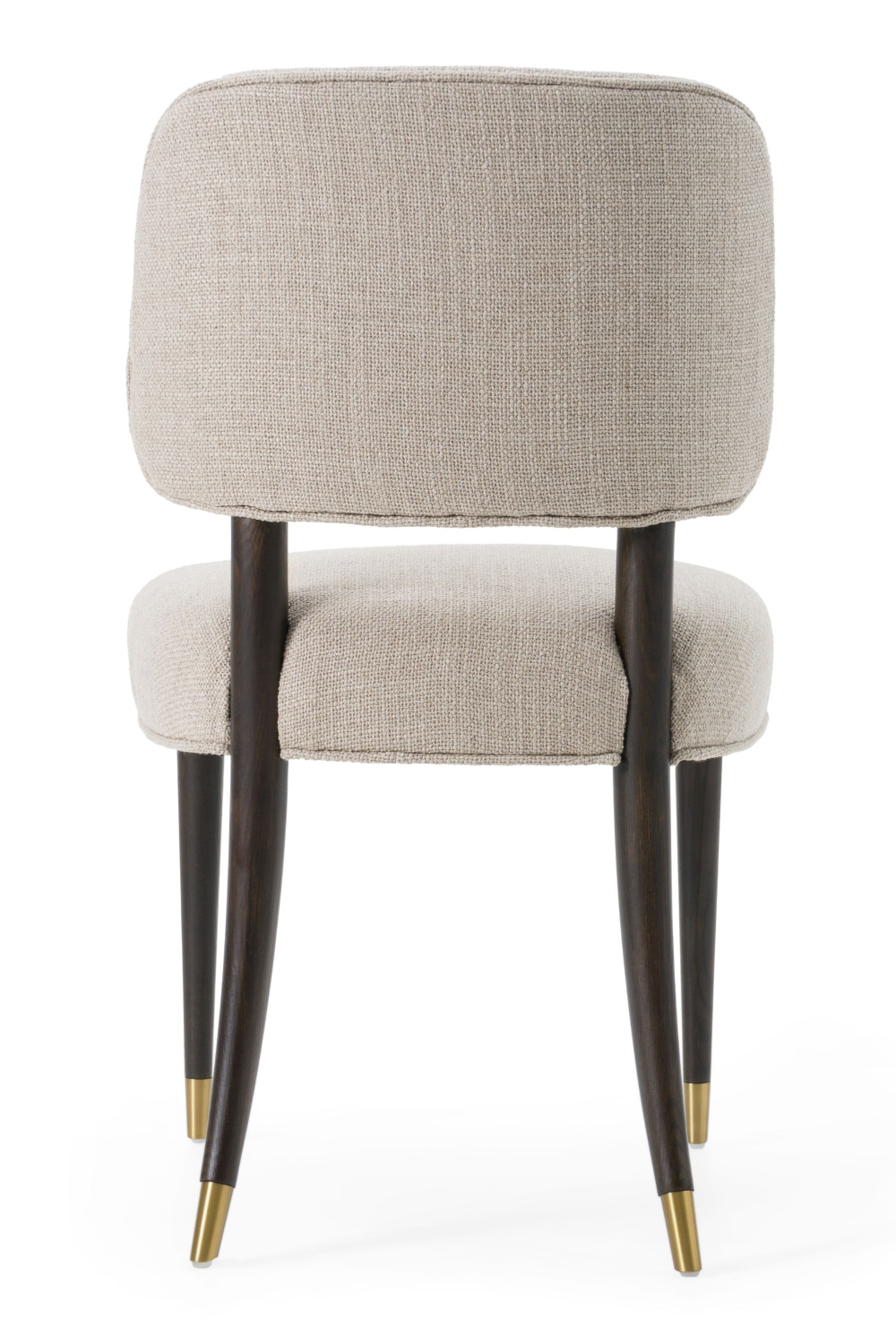   Oak Framed Beige Side Chair | Oroa.com
