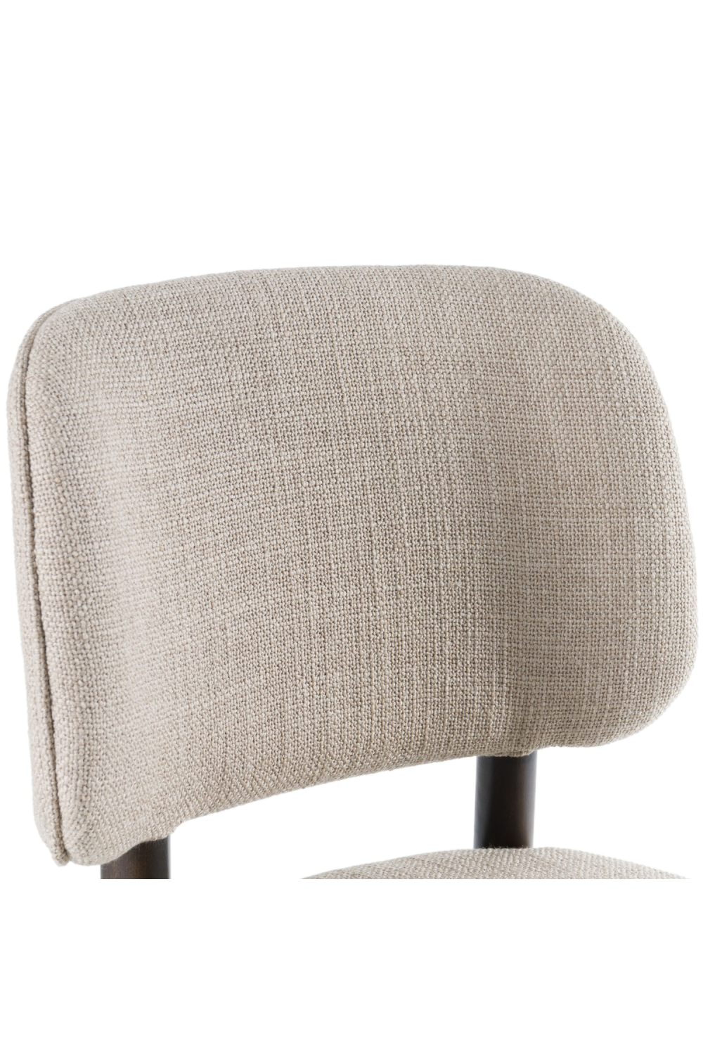   Oak Framed Beige Side Chair | Oroa.com