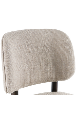   Oak Framed Beige Side Chair | Oroa.com