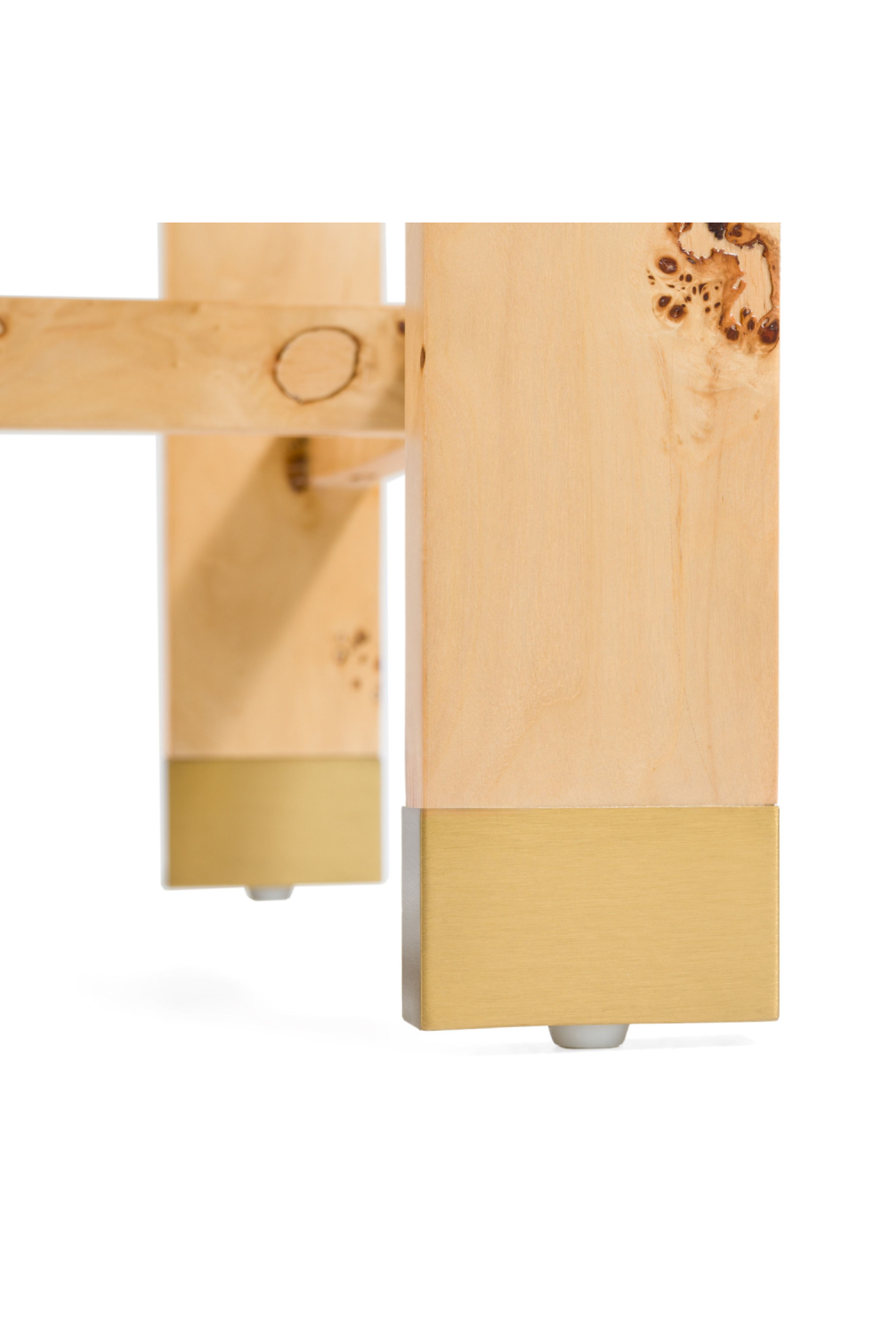   Burl Framed Cream Counter Chair | Oroa.com