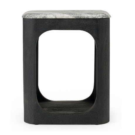   White Granite End Table | Oroa.com