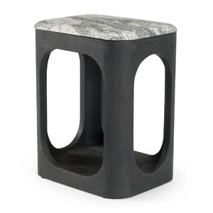   White Granite End Table | Oroa.com