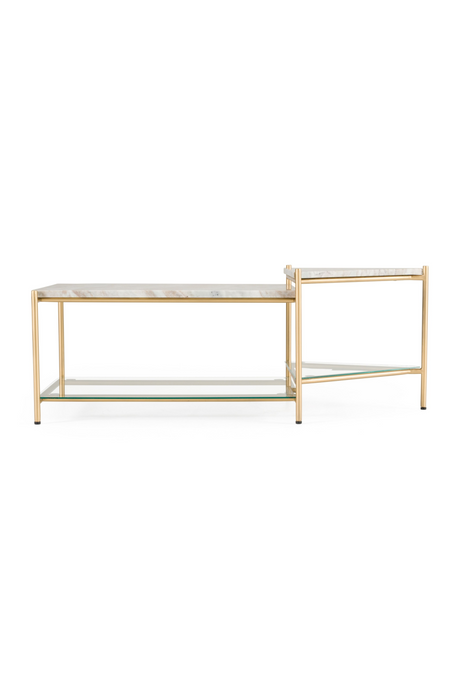   Beige Marble Coffee Table | Oroa.com