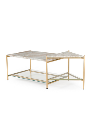   Beige Marble Coffee Table | Oroa.com