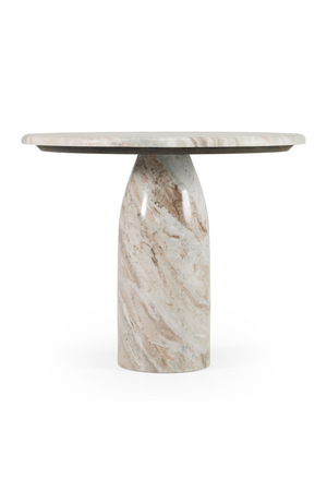   Natural Marble Round Coffee Table | Oroa.com
