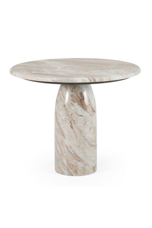   Natural Marble Round Coffee Table | Oroa.com