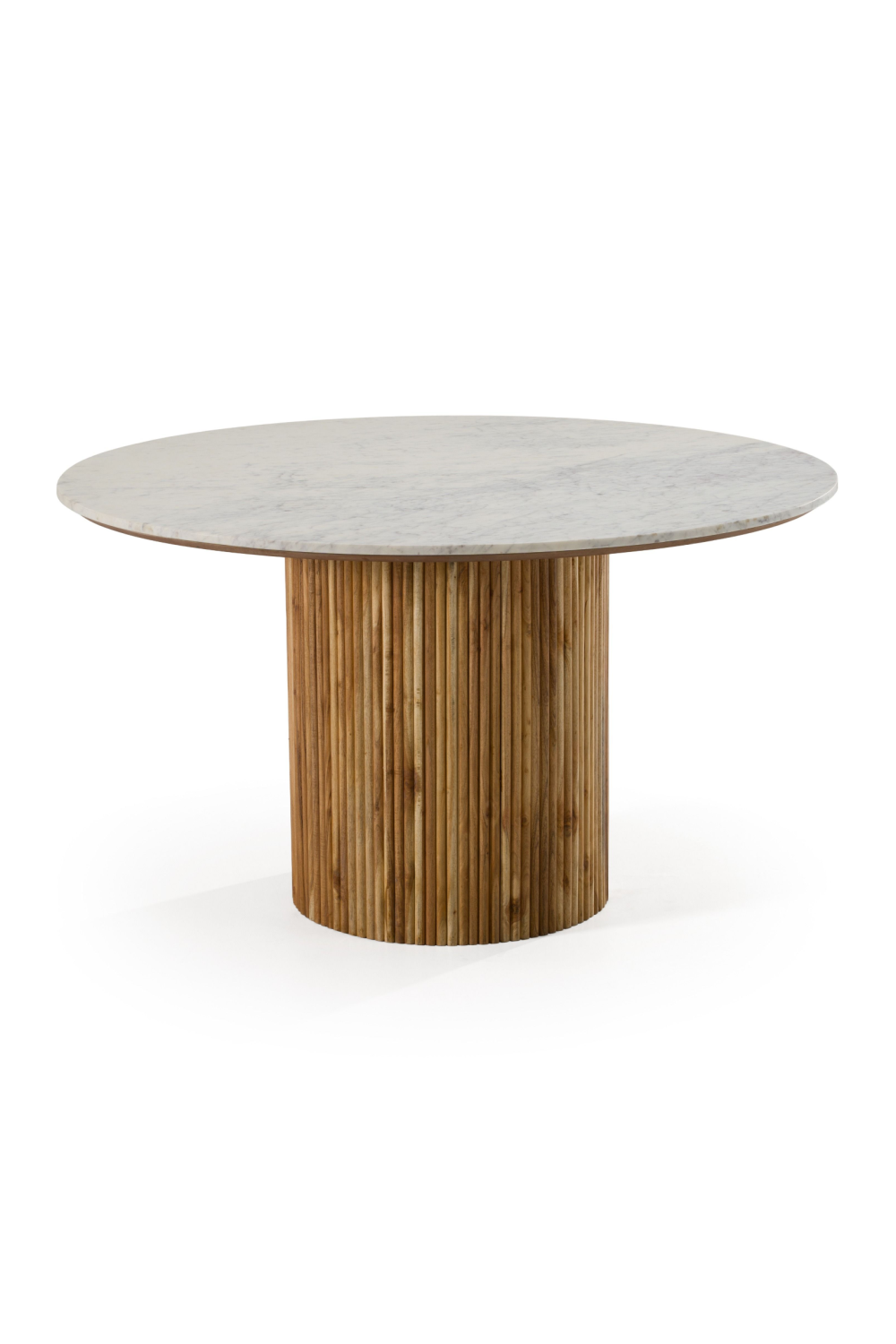   Round White Marble Dining Table | Oroa.com