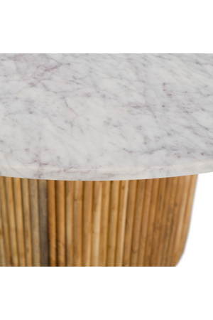   Round White Marble Dining Table | Oroa.com
