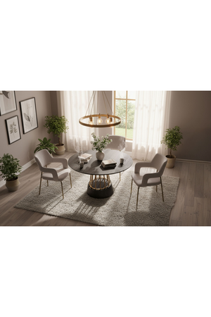   Black Mango Wood Dining Table | Oroa.com