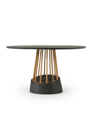   Black Mango Wood Dining Table | Oroa.com