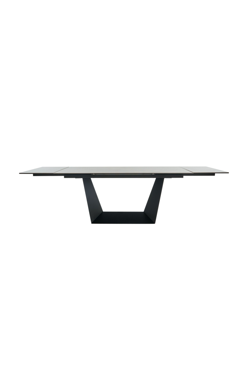   Gray Ceramic Extendable Dining Table | Oroa.com