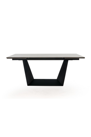   Gray Ceramic Extendable Dining Table | Oroa.com