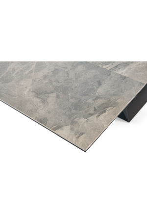   Gray Ceramic Extendable Dining Table | Oroa.com