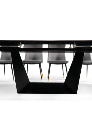   Gray Ceramic Extendable Dining Table | Oroa.com